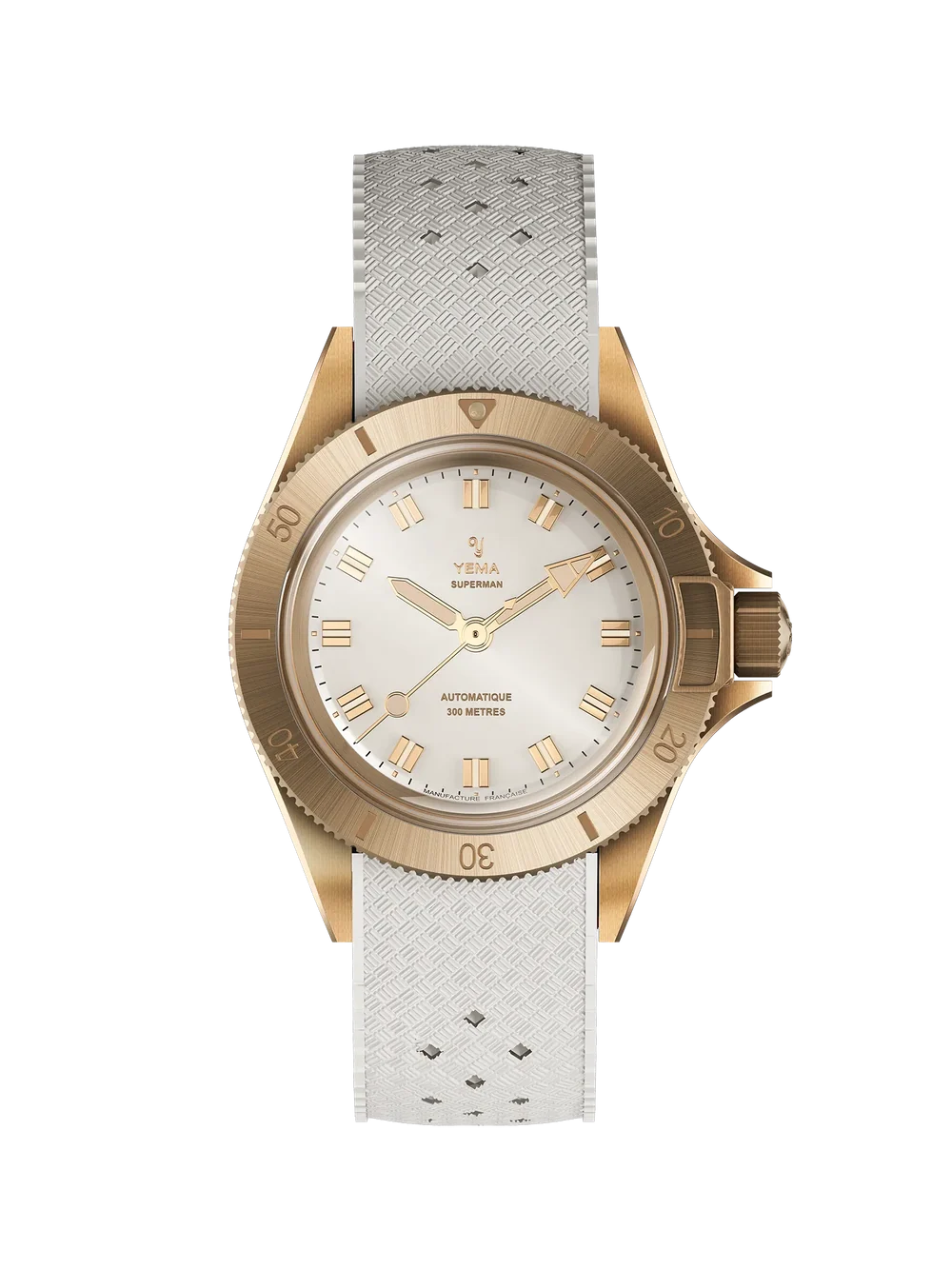 Montre Yema : Superman Bronze Blanc CMM.10