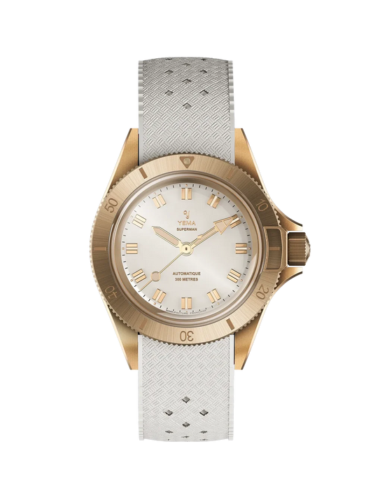Montre Yema : Superman Bronze Blanc CMM.10