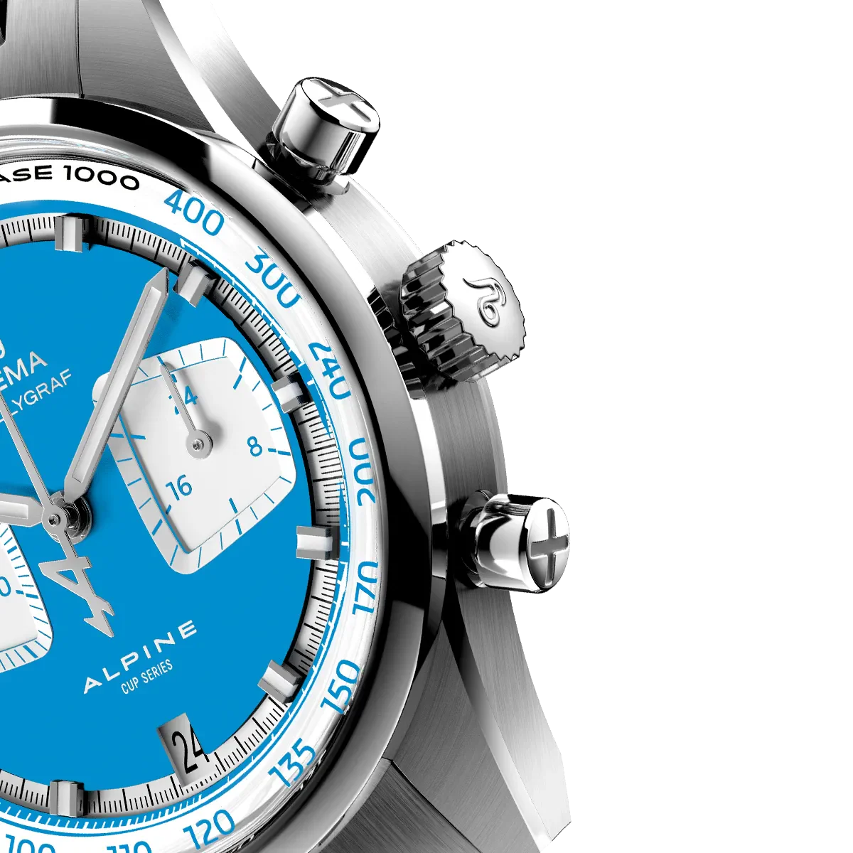 MONTRE YEMA : RALLYGRAF MECAQUARTZ ALPINE BLEU