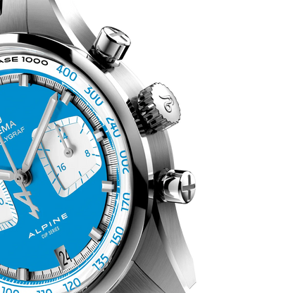 MONTRE YEMA : RALLYGRAF MECAQUARTZ ALPINE BLEU