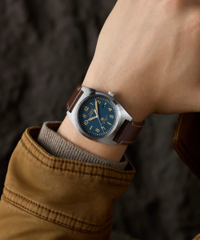 Timex : Expedition Capstone bleu 39 mm, vue de présentation