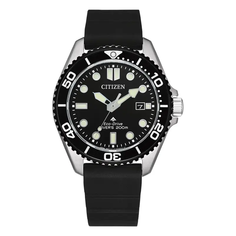 Montre Citizen : Promaster Marine Eco-Drive Diver Noire BN0266-07E