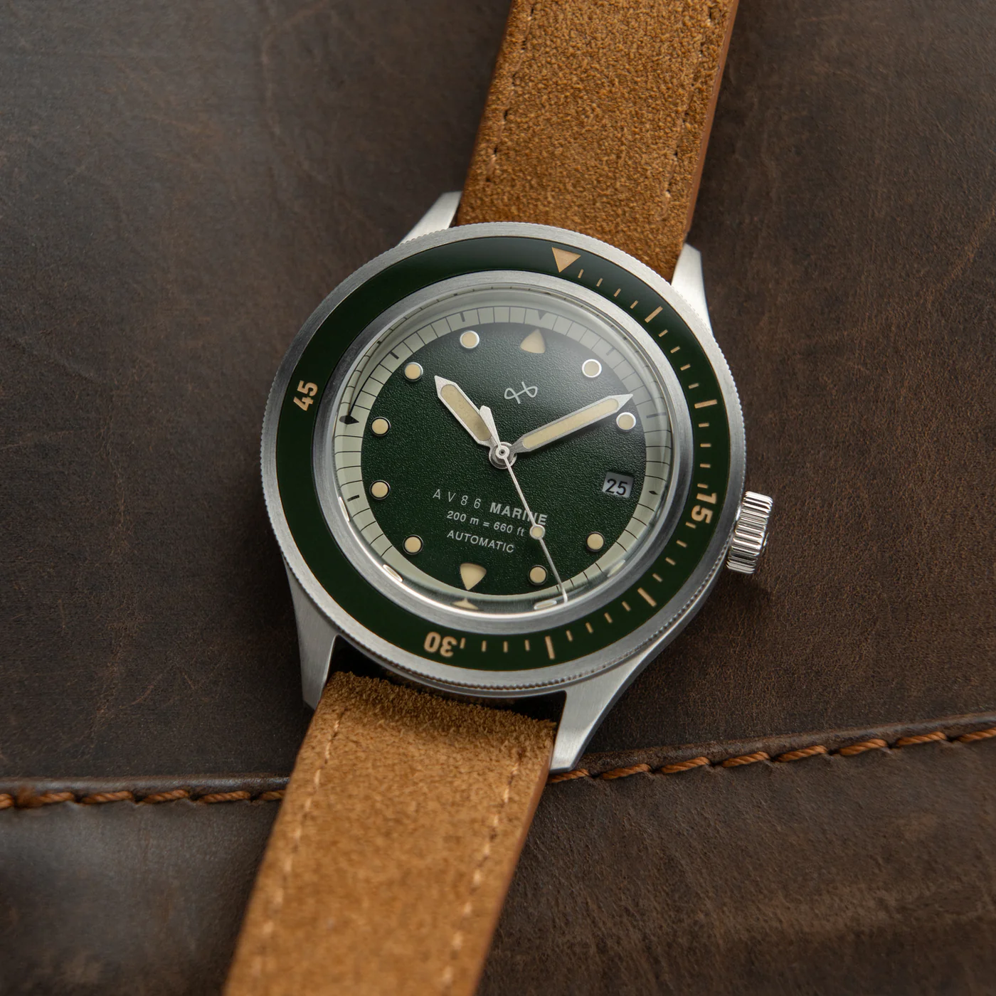 MONTRE AV86 : 1956 MARINE AUTOMATIQUE VERT