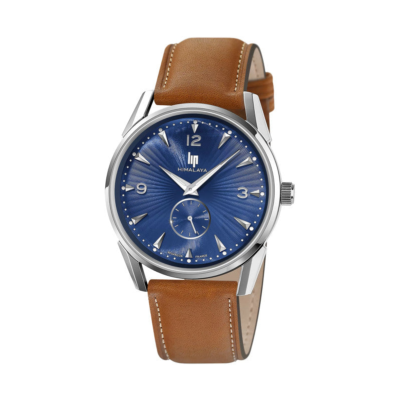 MONTRE LIP : HIMALAYA CLASSIQUE BLEUE 40 MM 671543