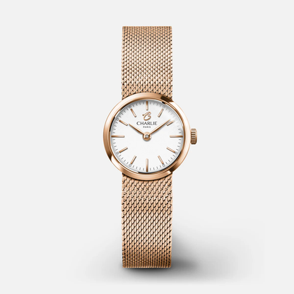 MONTRE CHARLIE PARIS : SULLY MINI OR ROSE