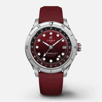 Montre Charlie Paris : Concordia GMT Automatique Bordeaux