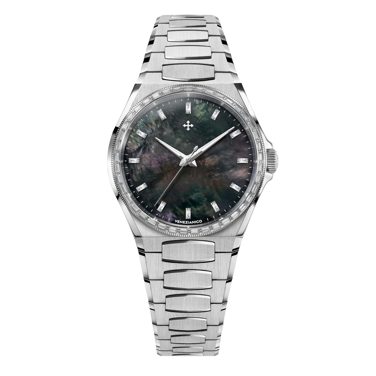 MONTRE VENEZIANICO : ARSENALE 37 MOISSANITE NOIR 6121514C