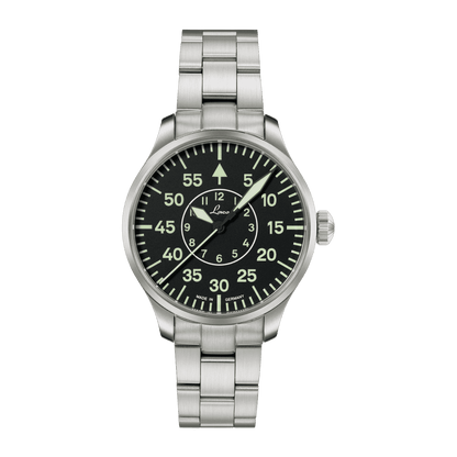 RELOJ LACO: PILOT WATCHES BASIC AUTOMÁTICO AACHEN NEGRO