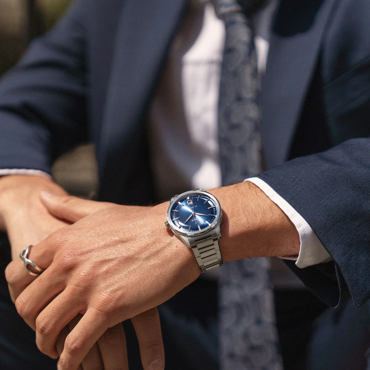 MONTRE CHARLIE PARIS : ALLIANCE AUTOMATIQUE BLEU