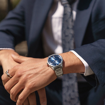 MONTRE CHARLIE PARIS : ALLIANCE AUTOMATIQUE BLEU