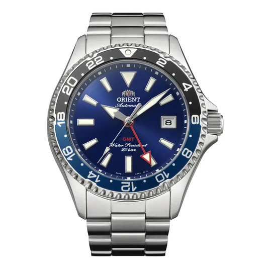 Orient Watch: Mako GMT Blue & Black RA-BC0003L