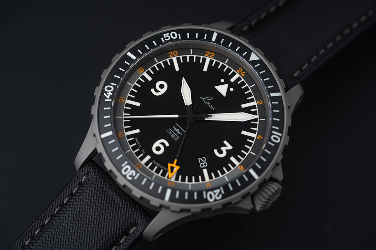 MONTRE LACO: PILOT WATCHES HAMBURG GMT DIN 8330 AUTOMATIC