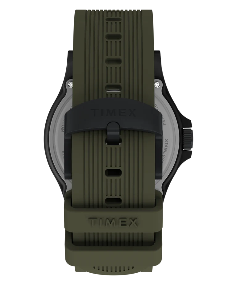 Timex : Peanuts x Timex Expedition Acadia vert 40 mm, vue de présentation