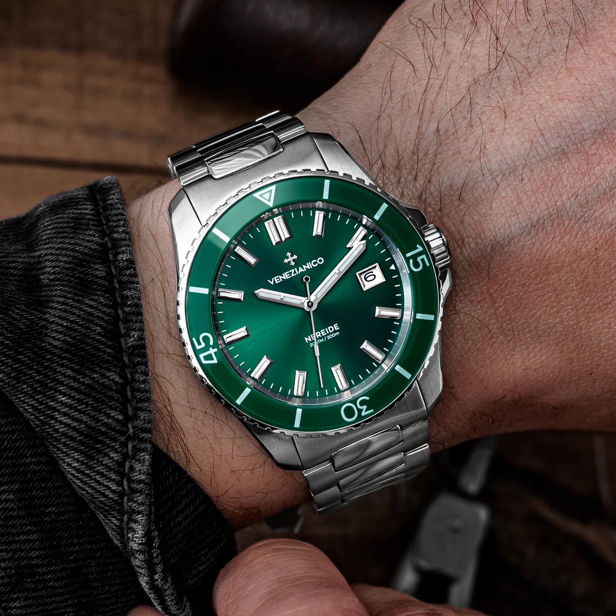 Reloj Venezianico: Nereide Verde 42 mm 3321511C