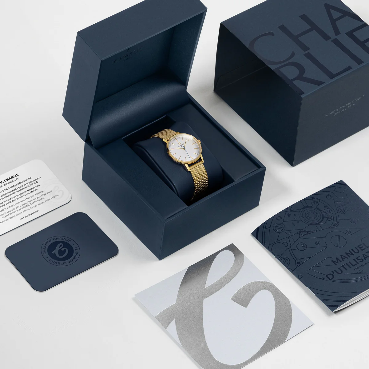 MONTRE CHARLIE PARIS : SULLY QUARTZ OR