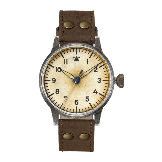 MONTRE LACO : PILOT WATCH ORIGINAL ERBSTÜCK BLANC