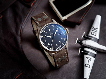 RELOJ LACO: FLIEGER STUTTGART PRO AUTOMÁTICO AZUL