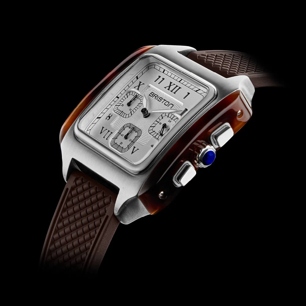MONTRE BRISTON : STREAMLINER KENNEDY CHRONO BLANC 251838.SA.T.2