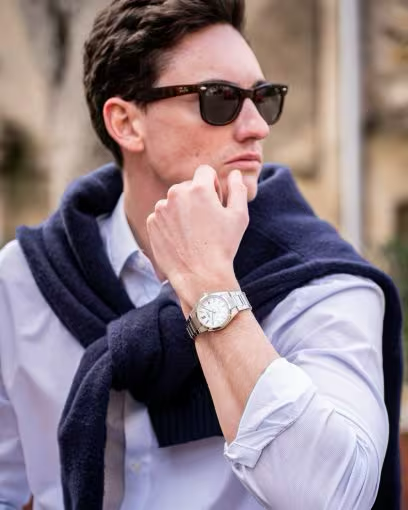 MONTRE CASIO : ÉDIFICE AUTOMATIQUE BLANC EFK-110D-7A