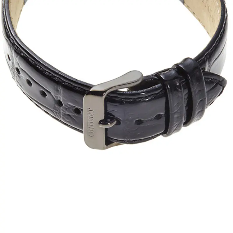 RELOJ ORIENT: CORAZÓN ABIERTO CONTEMPORÁNEO NEGRO AG02001B