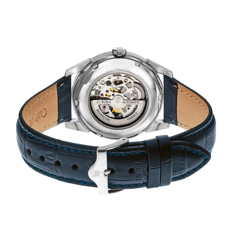 MONTRE LIP : HIMALAYA AUTOMATIQUE SQUELETTE BLEU 40MM 671554
