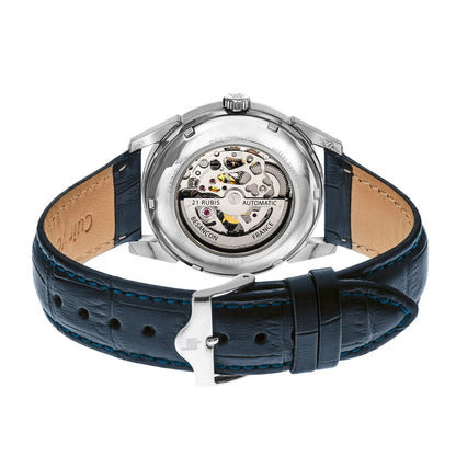 MONTRE LIP : HIMALAYA AUTOMATIQUE SQUELETTE BLEU 40MM 671554