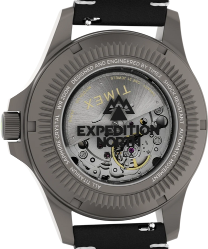 Timex : Expedition Field Post Titanium automatique noir 41 mm, vue de présentation