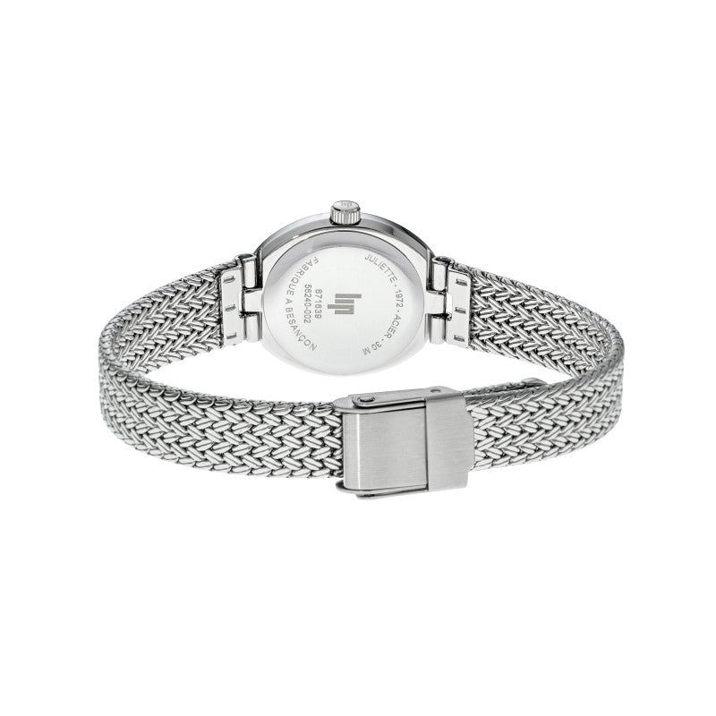 Montre LIP : Juliette Blanc & Argent 671639