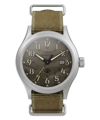 Timex : Expedition Sierra beige 40 mm, vue de face