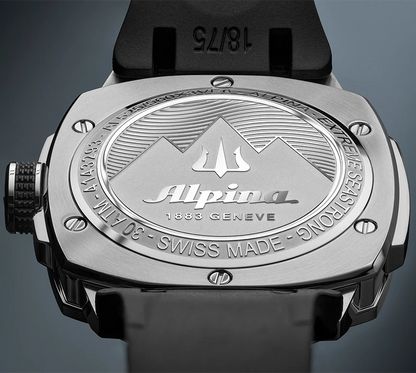 MONTRE ALPINA : SEASTRONG DIVER EXTREME AUTOMATIQUE NOIRE AL-525B3VE6