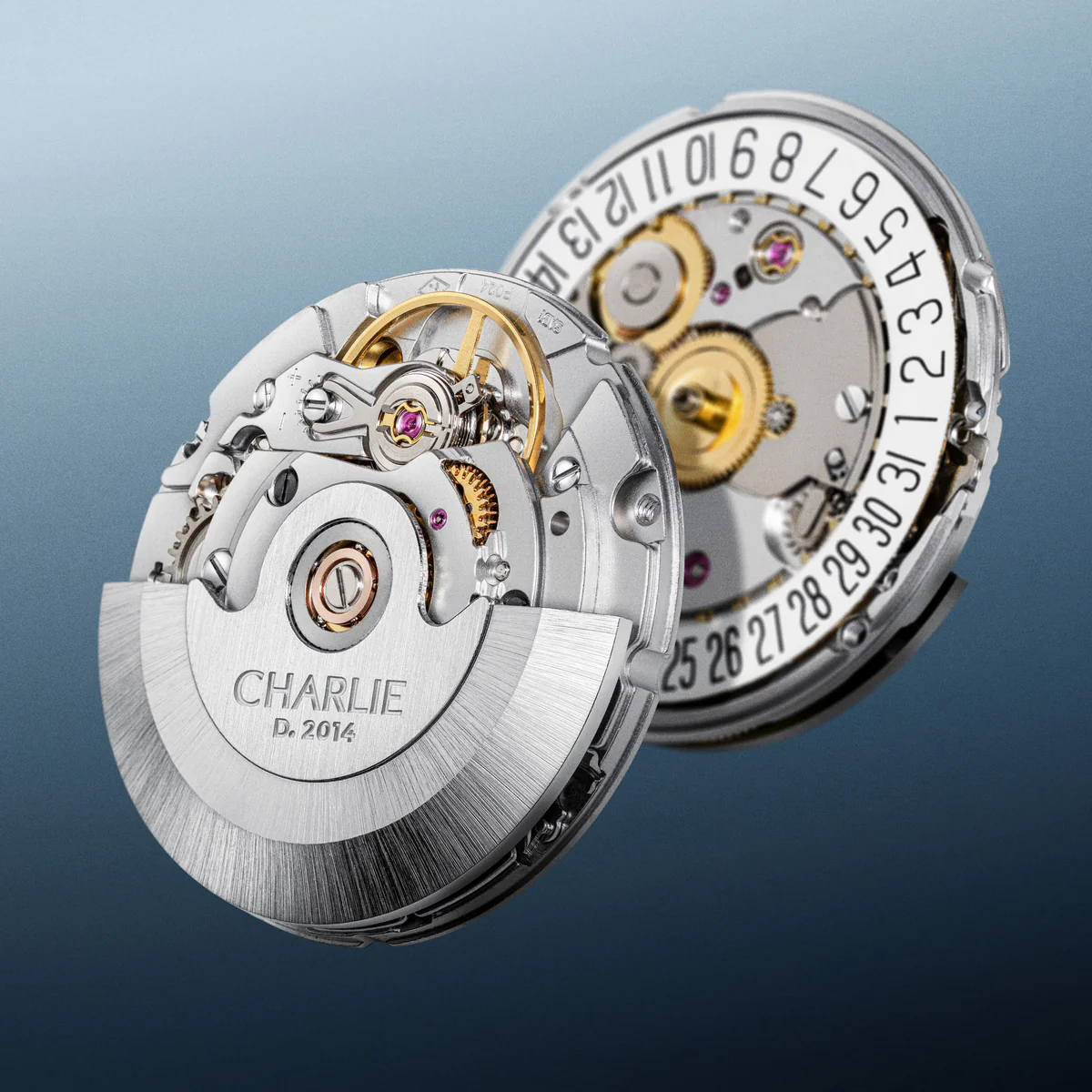 MONTRE CHARLIE PARIS : ALLIANCE AUTOMATIQUE SAPHIR BLEU