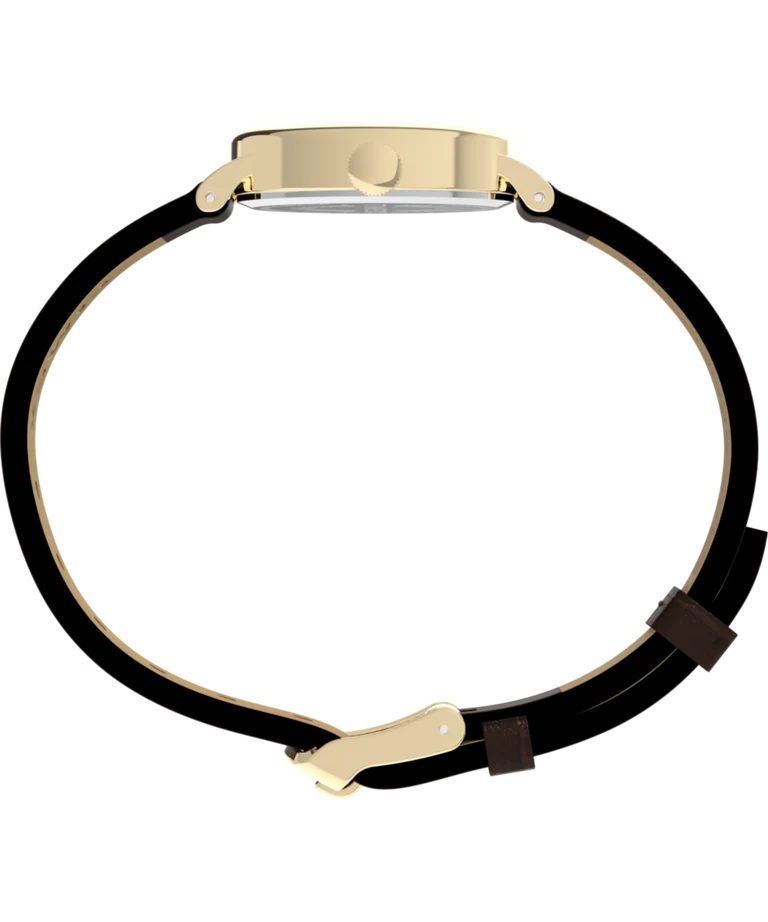 Timex : Cavatina doré blanc 19 mm, vue de présentation
