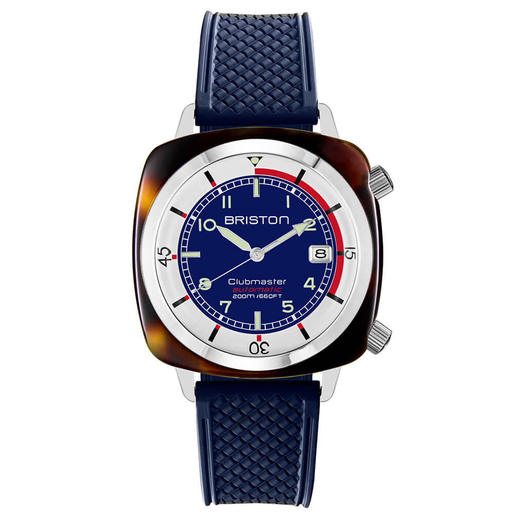 MONTRE BRISTON : CLUBMASTER LEGEND COMPRESSOR BLEU 26642.SA.T.15.FNB