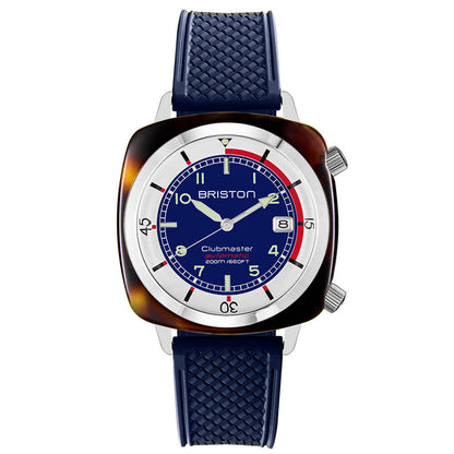 MONTRE BRISTON : CLUBMASTER LEGEND COMPRESSOR BLEU 26642.SA.T.15.FNB