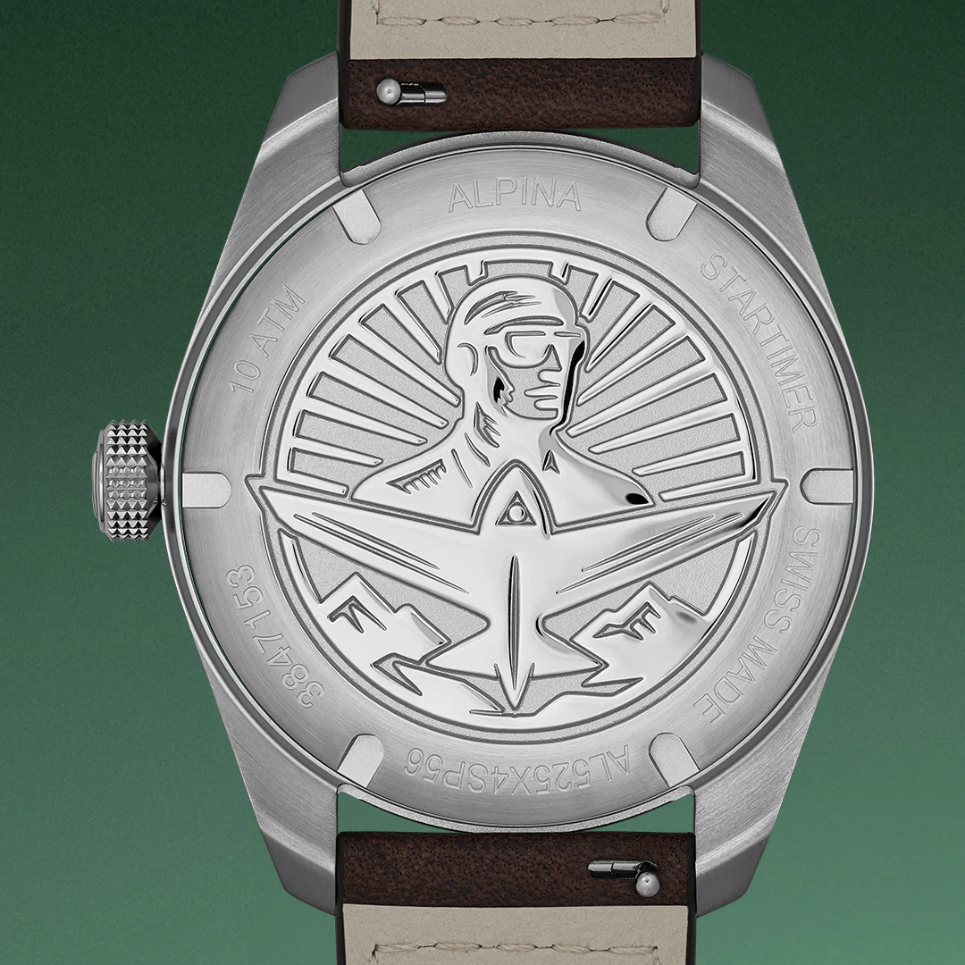 MONTRE ALPINA : STARTIMER PILOT AUTOMATIQUE VERT AL-525KW4S36