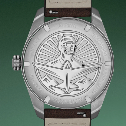 MONTRE ALPINA : STARTIMER PILOT AUTOMATIQUE VERT AL-525KW4S36