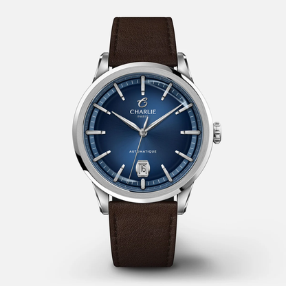 MONTRE CHARLIE PARIS : ALLIANCE AUTOMATIQUE BLEU