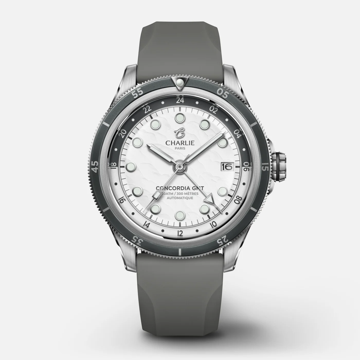 Montre Charlie Paris : Concordia GMT Automatique Toundra