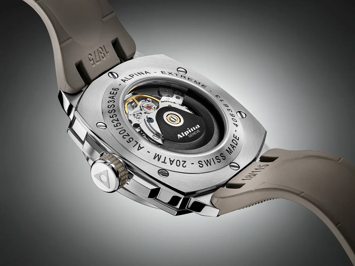 ALPINA WATCH: EXTREME AUTOMATIC - BEIGE RUBBER DIAL