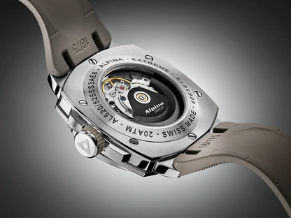 ALPINA WATCH: EXTREME AUTOMATIC - BEIGE RUBBER DIAL