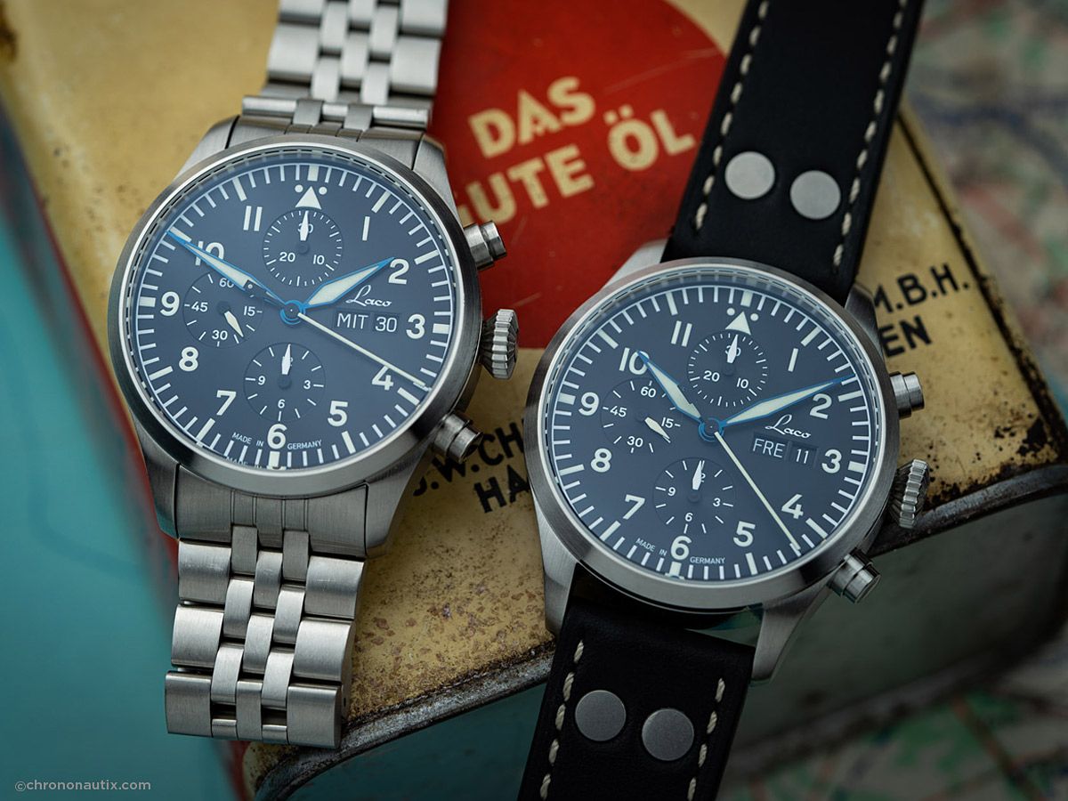 MONTRE LACO : CHRONOGRAPHE AUTOMATIQUE KIEL.2 NOIR