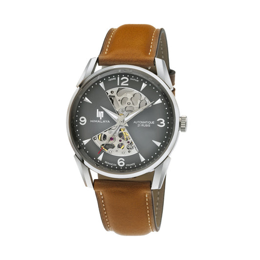 RELOJ LIP: HIMALAYA AUTOMÁTICO GRIS 40 MM RELOJ DE ARENA 671572