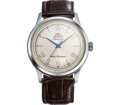 MONTRE ORIENT : BAMBINO 38MM CRÈME NO DATE RA-BB0003Y