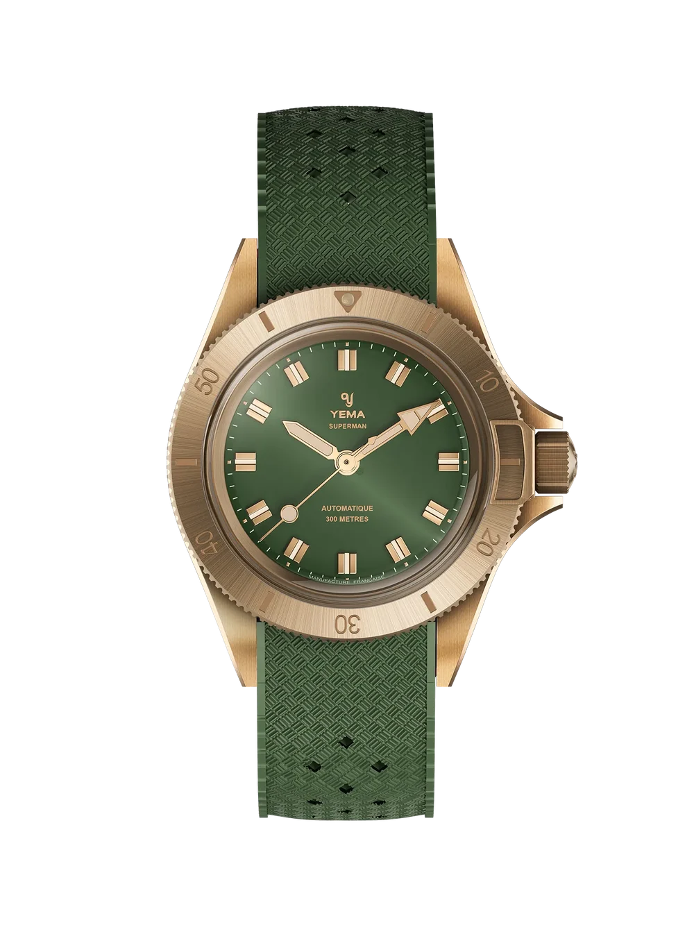 Montre Yema : Superman Bronze Vert CMM.10
