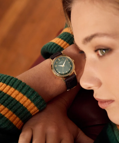 Timex : Marlin quartz vert 34 mm, vue de présentation