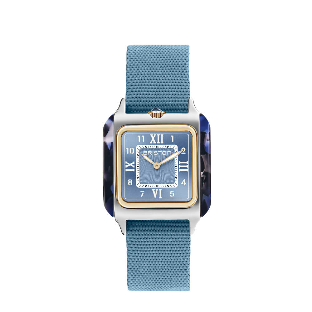 MONTRE BRISTON : STREAMLINER KENNEDY SPRING OR & BLEU GLACIER 262030.PYA.UB.25.NIB