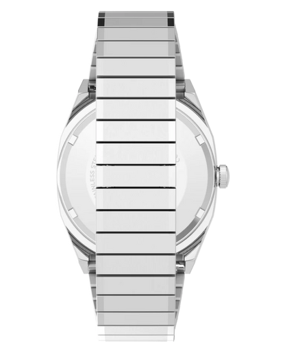 Timex : 1983 E Line automatique bleu 34 mm, vue de présentation