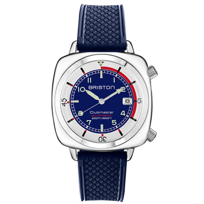 MONTRE BRISTON : CLUBMASTER LEGEND COMPRESSOR ACIER & BLEU 26642.PS.DC.15.FNB