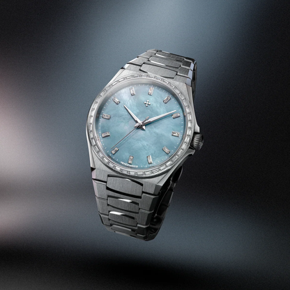 MONTRE VENEZIANICO : ARSENALE 37 MOISSANITE BLEU 6121512C