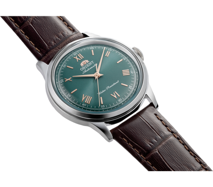 MONTRE ORIENT : BAMBINO 38MM VERT NO DATE RA-BB0001E